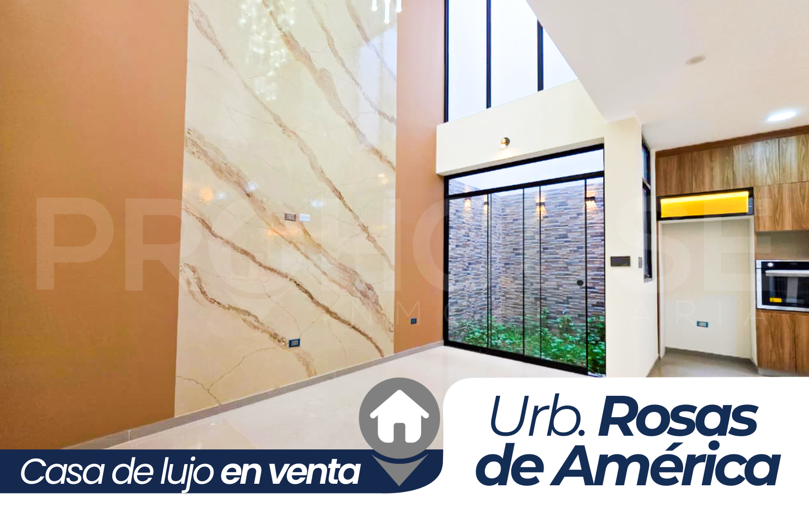 URB. ROSAS DE AMÉRICA - CASA DE ESTRENO CON PISCINA Y JACUZZI EN VENTA
