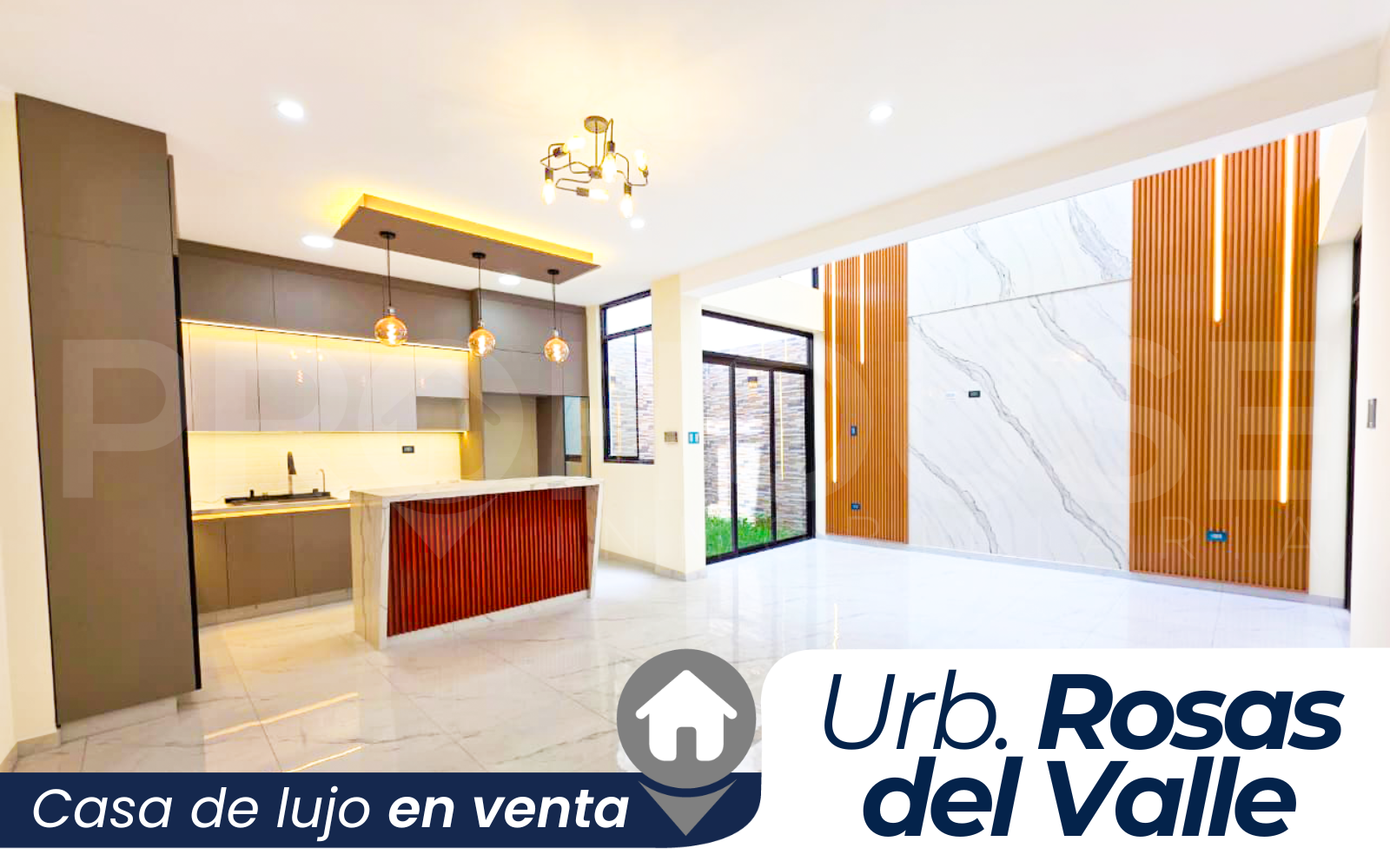 URB. ROSAS DEL VALLE - CASA DE LUJO EN VENTA