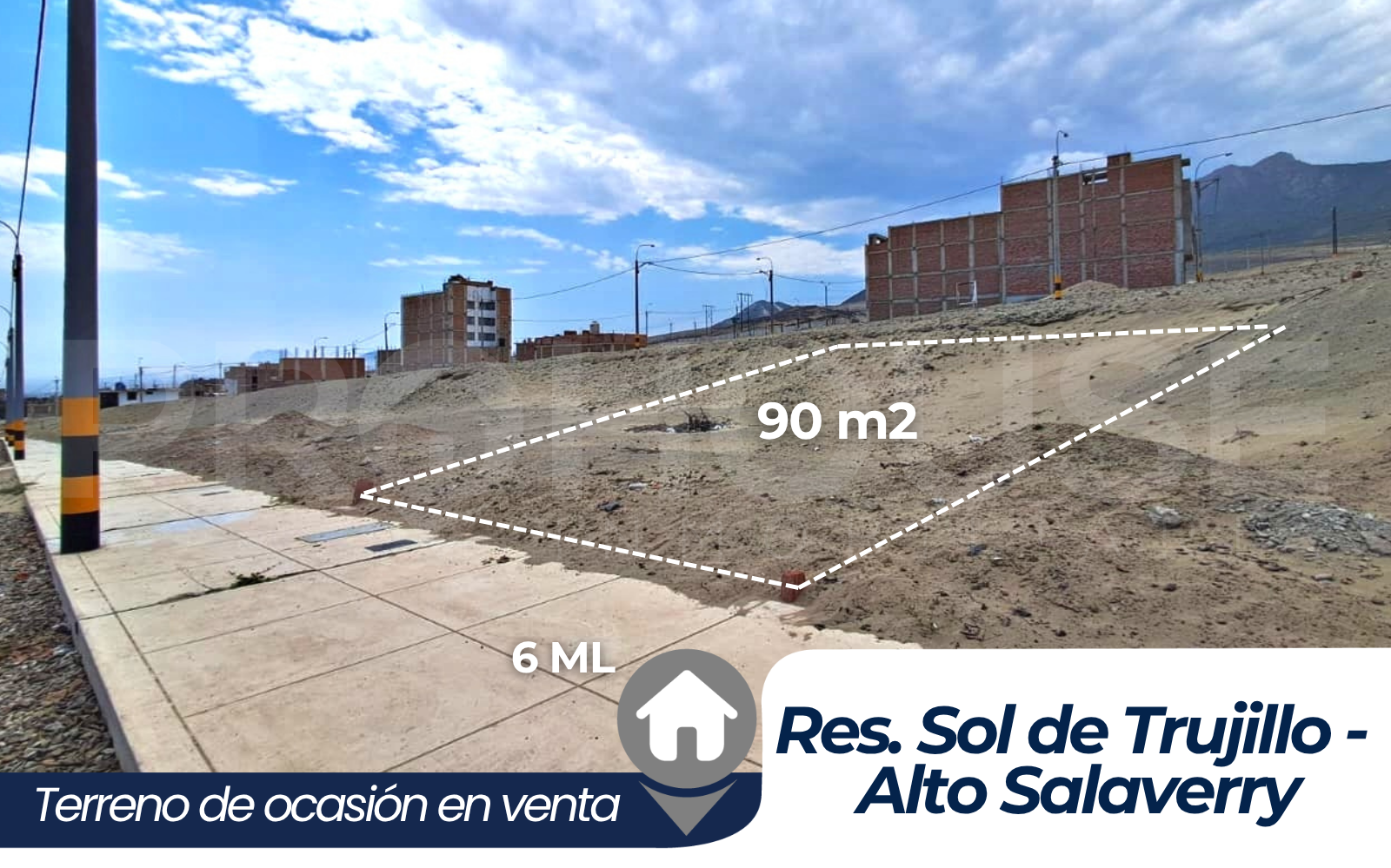 RES. SOL DE TRUJILLO, ALTO SALAVARRY - TERRENO EN VENTA DENTRO DE CONDOMINIO RESIDENCIAL
