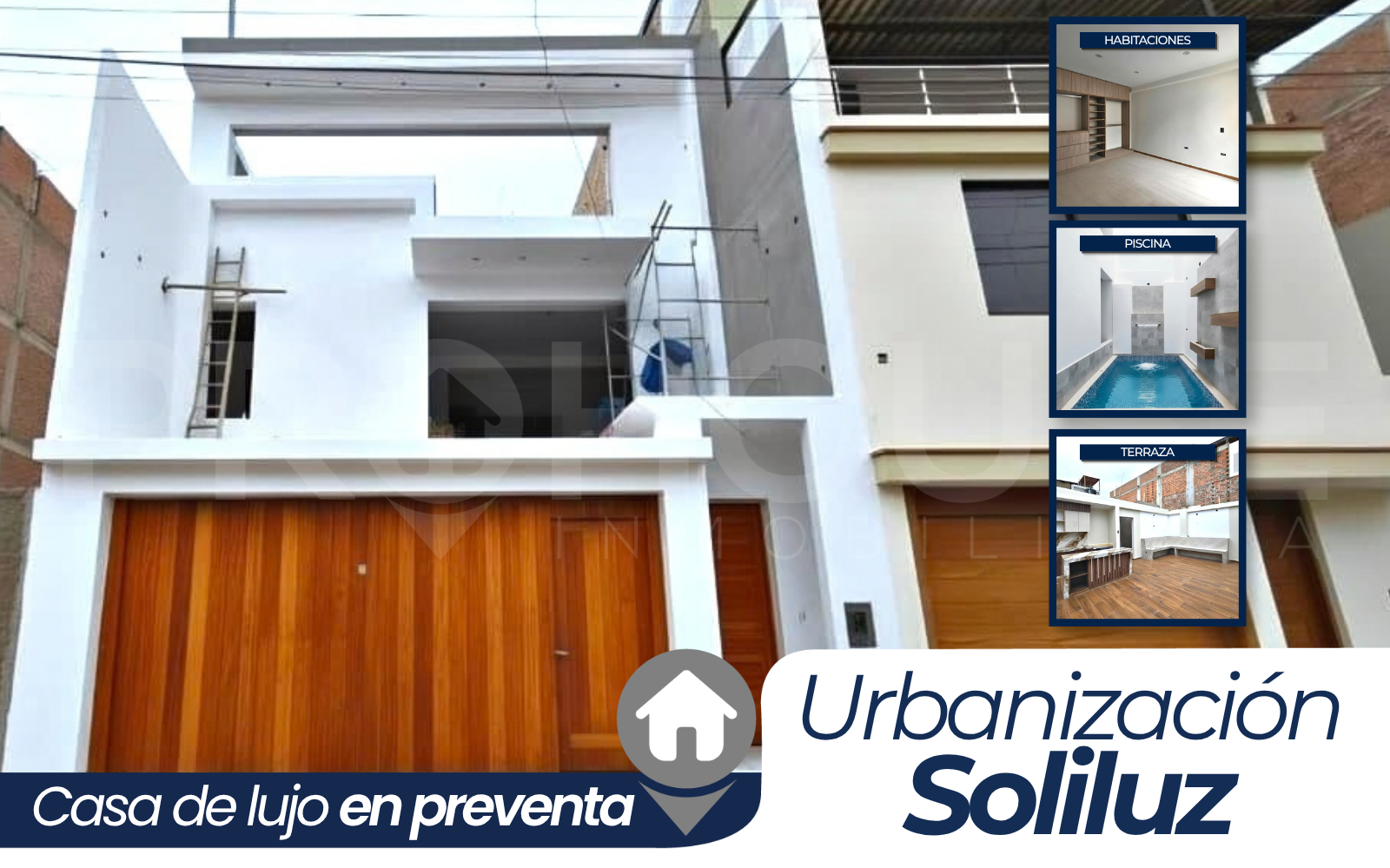 URB. SOLILUZ - EXCLUSIVA CASA EN PREVENTA
